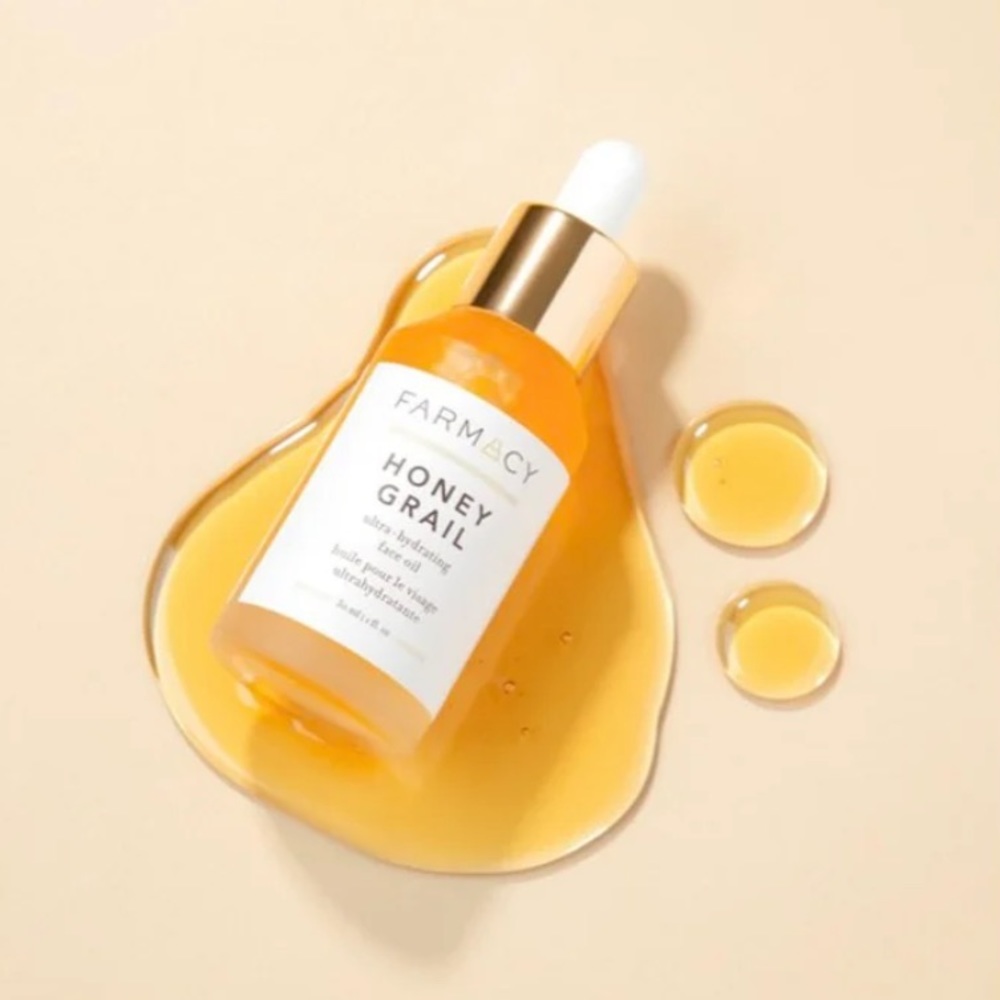 FARMACY Honey Grail Ultra-Hydrating Face Oil 1oz $48 NIB CLEAN BEAUTY - Picture 3 of 12